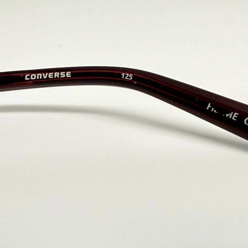 Converse Cookie Purple Rectangular Eyeglass Frames 46-15-125 Metal Glasses